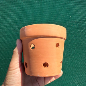 Terracotta Holey Pot NEW