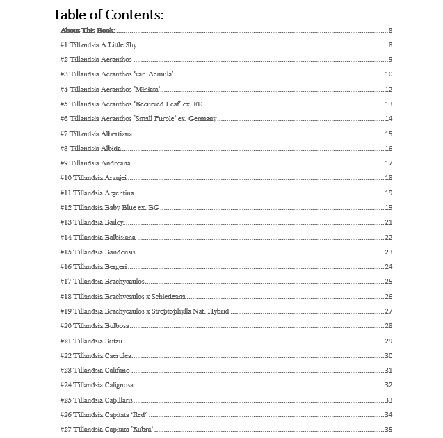 301 Tillandsia & How to Grow Them (eBook)